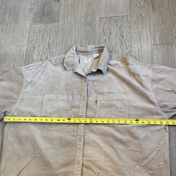 Levi's Women’s Beige Corduroy Shirt Size XL - Picture 6 of 11